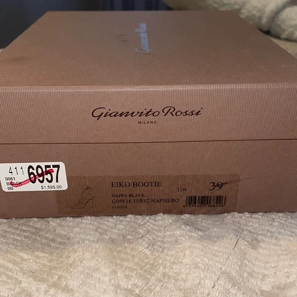 GIANVITO ROSSI | EIKO BOOTIE | Size 9B/39 | BLACK - Picture 2 of 10